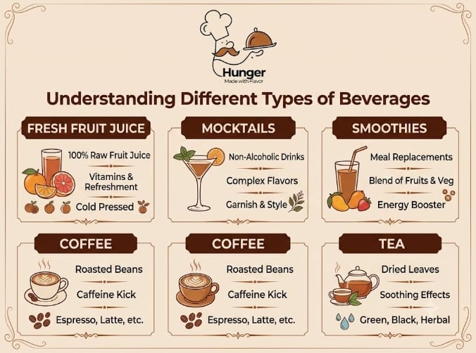 Beverages for every meal
